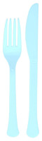 Preview: Sky blue cutlery set 24 pieces