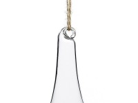 Preview: Drop hanging decoration made of glass