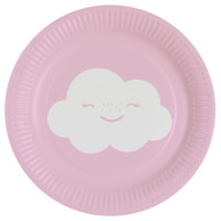 8 piatti dolce nuvola mondo 18 cm