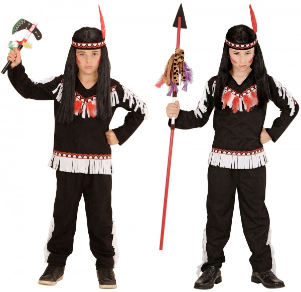 Red Feather Indian Child Costume