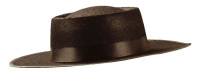 Widok: Czarny filcowy kapelusz El Gaucho
