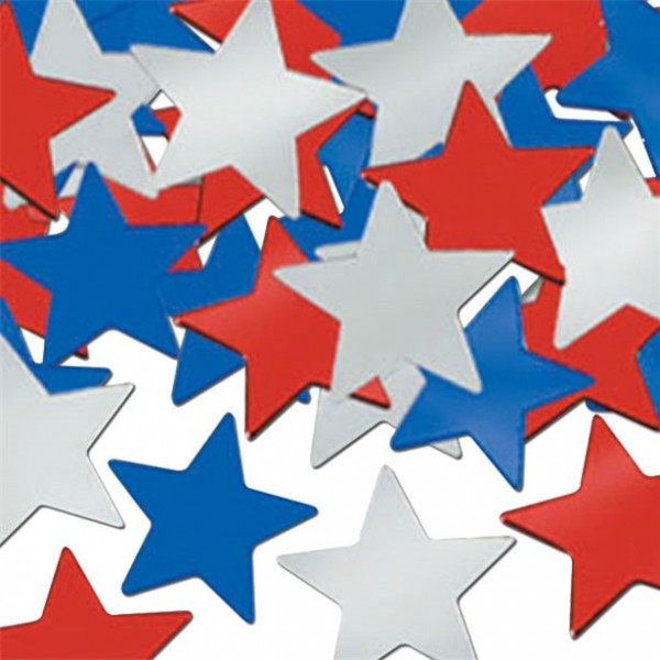 USA star confetti sprinkle decoration 28g