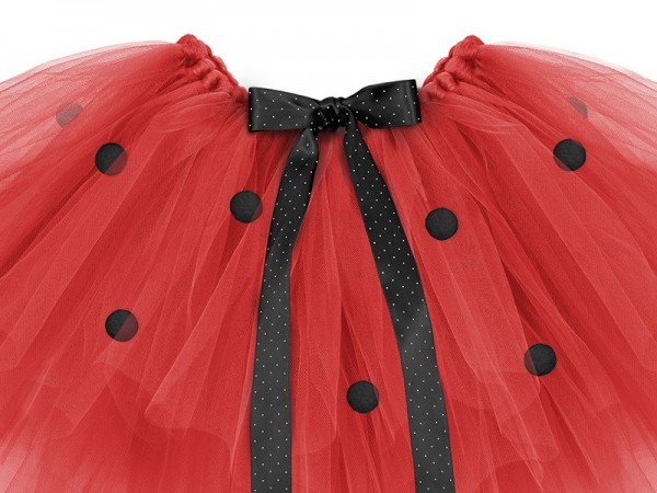 Nice dotted tutu in red with bow 3