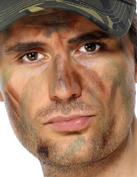 Makijaż wojskowy armii