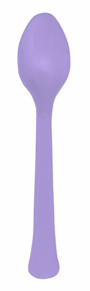 24 purple spoons reusable