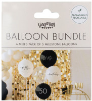 Oversigt: 5 elegante 50 års fødselsdagsballoner