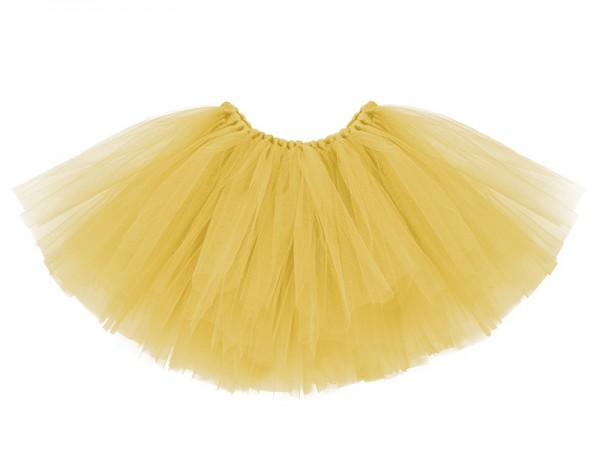 Yellow tutu with dotted bow