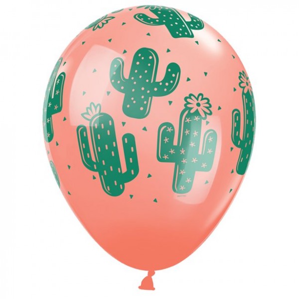 25 kaktusfest latexballoner 28cm 4