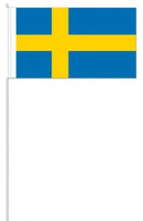 10 Zweedse vlaggen Lund 39cm