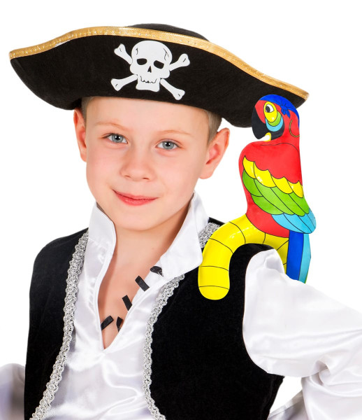 Perroquet pirate gonflable