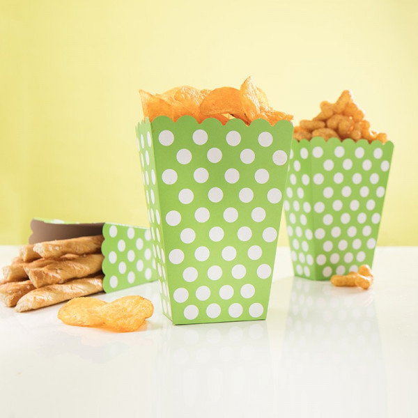 Snack Box Lucy Apple Green Dotted 8 pièces