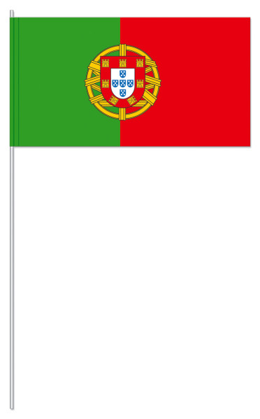 10 Portugal paper flags 39cm