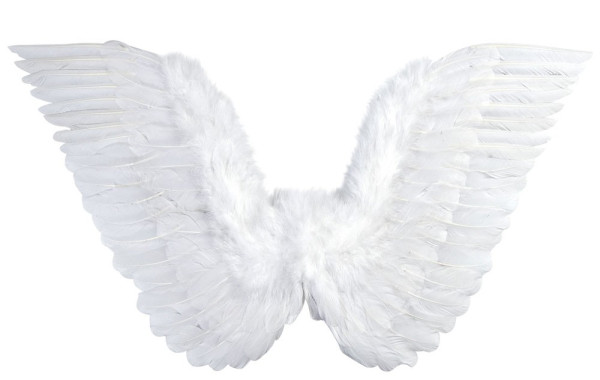 Magiczne skrzydła anioła białe 71 x 45 cm