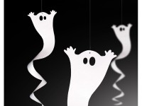 Aperçu: Cintre spirale fantôme blanc 90cm