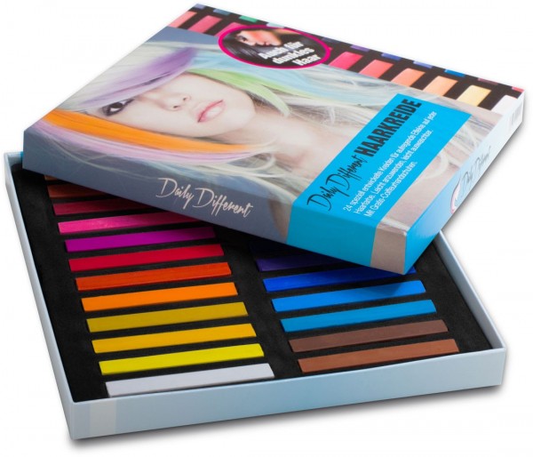 Hair chalk 24 colors multicolored 3