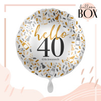 Vorschau: Heliumballon in der Box Hello 40