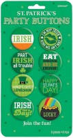 8 St. Patricks Day buttons
