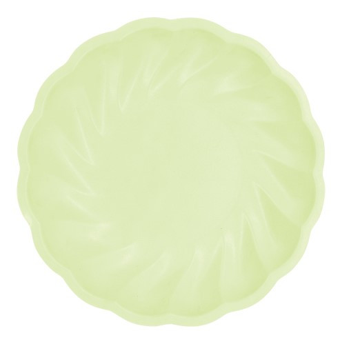 6 piatti eco-elegance verde 23 cm