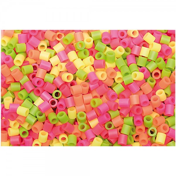 Iron-on beads neon mix 1000 pieces