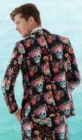 Preview: Flower skull men's suit