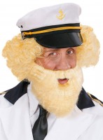 Vista previa: Barba de marinero claro con bigote