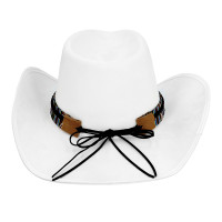 Vista previa: Sombrero western para adulto blanco