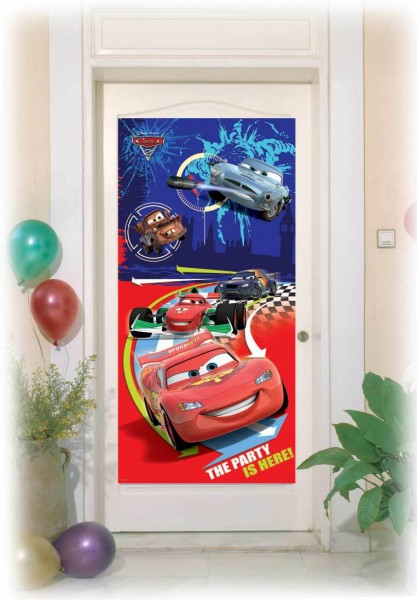 Poster per porta campione di auto da corsa 135 x 65 cm