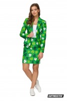 Preview: Suitmeister party suit St. Patricks Day Clovers