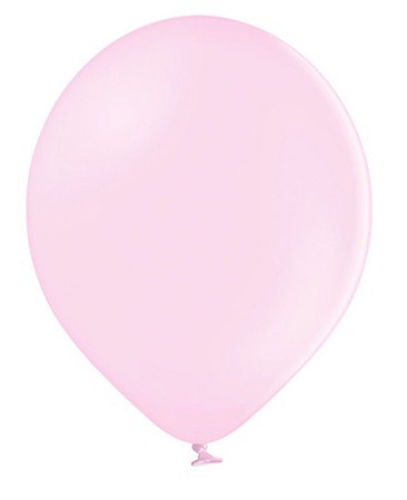 100 party star balloons pastel pink 23cm