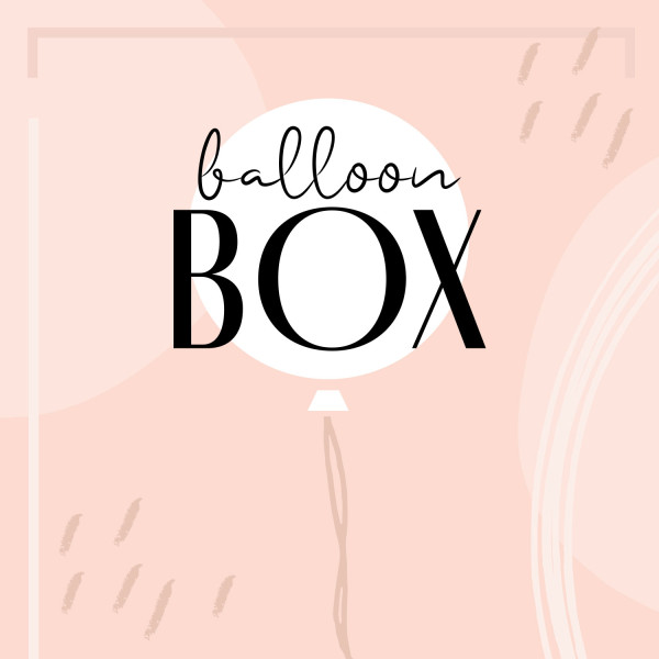 Heliumballon in a Box Bohemian Bride To Be 5