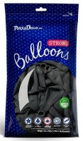 Preview: 100 party star balloons anthracite 27cm
