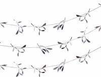 Preview: Silver mistletoe garland 5m