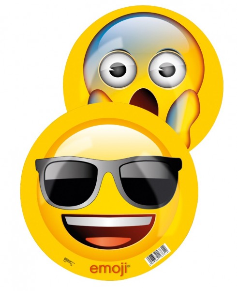 Boule Emoji Cool & Inquiet 23cm