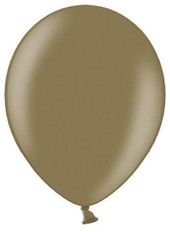 50 party star ballonnen metallic caramel 27cm