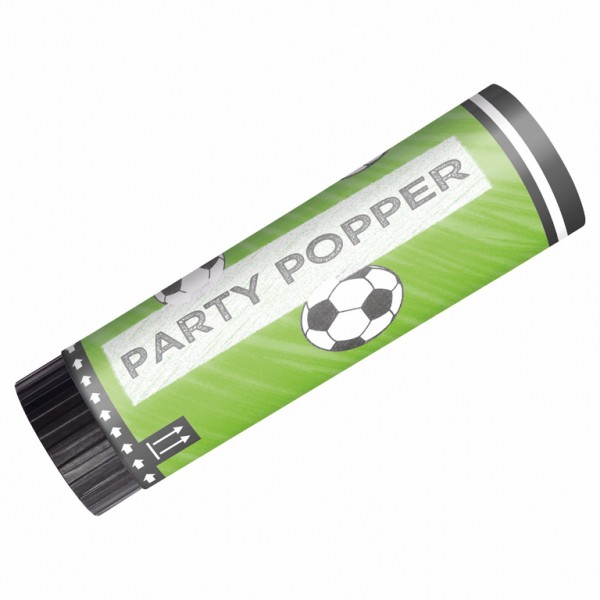 2 cañones de confeti para fiesta de futbolín