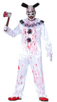 Oversigt: Psycho horror klovn kostume til mænd