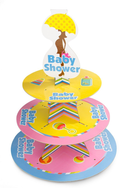 Sweet babyshower party cake stand 30cm