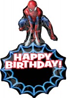 Ballon aluminium Spiderman Happy Birthday