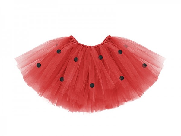 Nice dotted tutu in red with bow 2