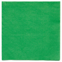 Anteprima: 20 tovaglioli ecologici verde cavalletta 33 cm