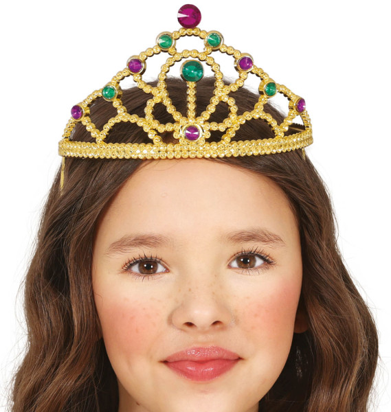 Princess tiara gold-colored