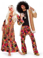 Retro hippie dress women costume