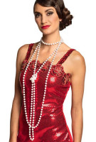 Vista previa: Collar de perlas de mujer de los años 20