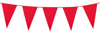 Red party garland pennant shape