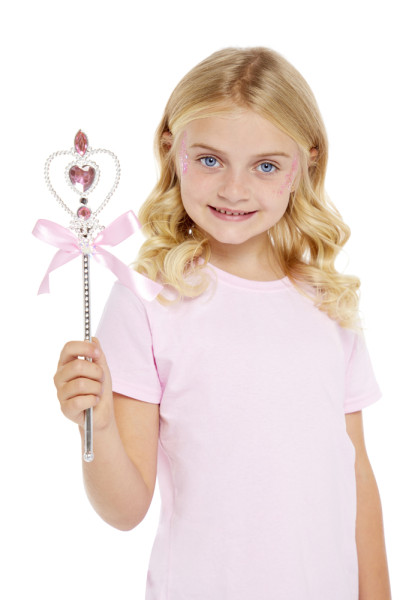 Heart scepter pink