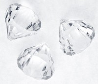 Voorvertoning: 5 diamanten hangers Saphira 3,1 x 3,7 cm