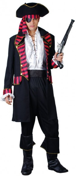 Disfraz de pirata almirante Roberts para hombre