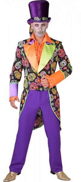 Day of the dead men's tailcoat