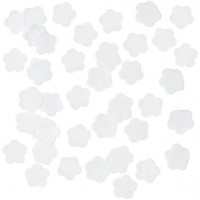 Seidenpapier-Konfetti weiße Blüten