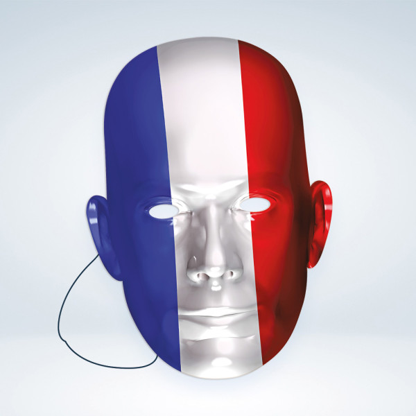 Masque carton supporter France